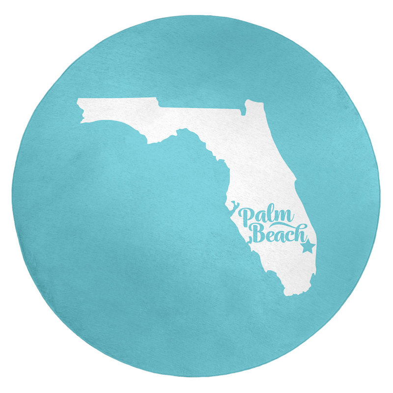 Tapis de poly-chenille en polyester palm beach floride