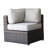 Wicker Sectional Corner - Brown-843880408-843880415