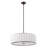 24" 5-Light Pleated Drum Chandelier-1404054220