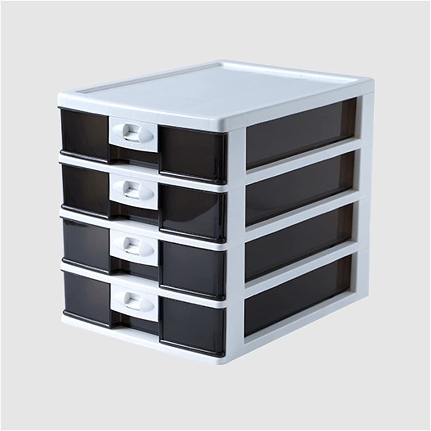 Jayd Plastic Stackable Desk Organizer with Drawers