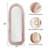 Pink Arch Plush Framed Creamy Bedroom Full Length Mirror