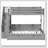 Twin Over Full Bunk Bed With Storage Staircase,  Trundle, Storage Shelves, LED And USB-1971696513