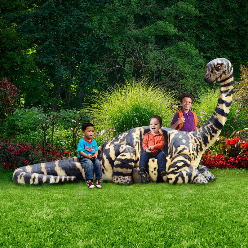 Rhoetosaurus Dinosaur Sculptural Resin Garden Bench