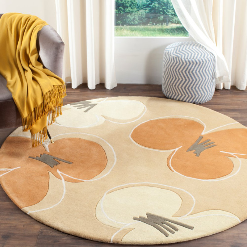 Tapis en laine touffeté à la main Avayah Soho, Tapis de couloir 2 pi 6 po x 12 pi