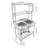 68X35.8X21.3” Stainless Steel Sink Double Basin With Bracket