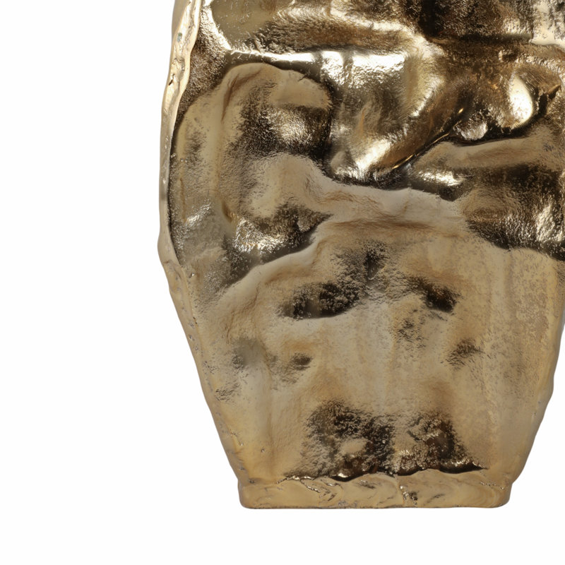 Grand vase en bois de tosheba, H 19 po x l 9 po x P 8 po