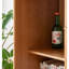 Armoire d'appoint à porte coulissante en verre