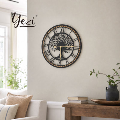 Iron Digital Wall Clock