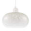 12 cm H Round Glass Pendant Shade ( No Direct Attachment Method ) in White