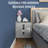 Jaylis 2 - Drawer Small Nightstand with Fingerprint Lock and LED and Music Player-2064851004