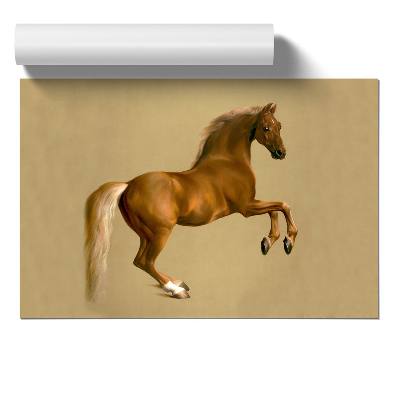 Whistlejacket by George Stubbs - Wall Art, 21cm H x 30cm W x 0.1cm D