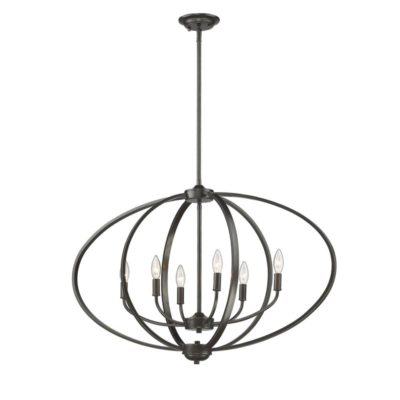 Laurel Foundry Modern Farmhouse Petitt 6 - Light Dimmable Globe ...