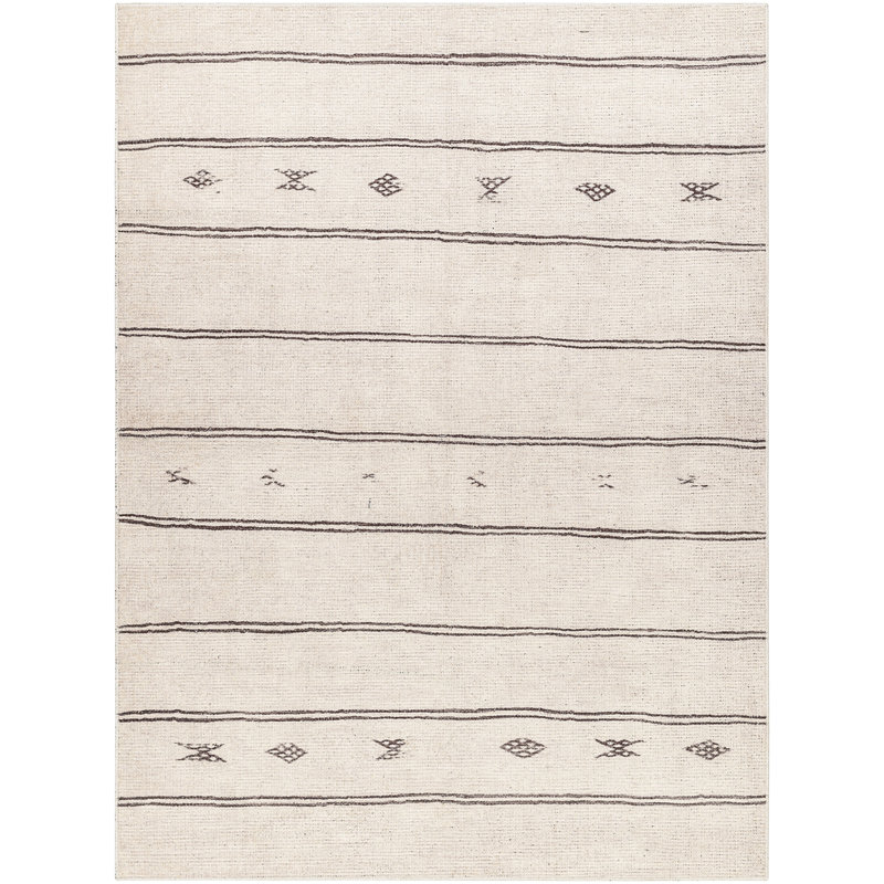Boho Area Rug Ivory/Black_BORC2300, Rectangle 120 x 170cm
