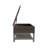 REGENT STORAGE BENCH WITH METAL RACK