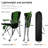 Folding Camping Chairs - Heavy Duty, Supports Up To 400 LBS, Portable Outdoor Chair With Armrests, Cup Holder & Storage Bag, Ideal For Camping, Beach, Lawn & Picnic-1238176366