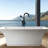 Freestanding Bathtub Faucet with Hand Shower-129763397