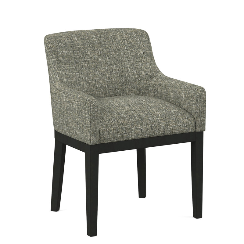 Upholstered Arm Chair, Black, 61703-88