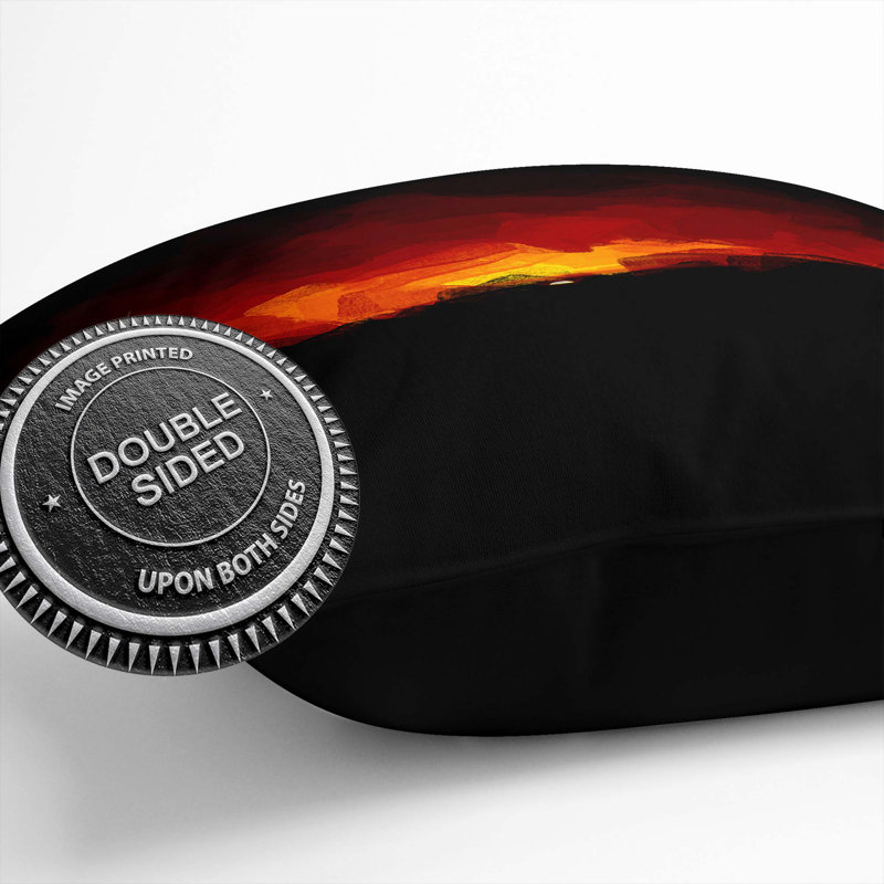 Square Throw Cushion, 40cm H x 40cm W x 15cm D