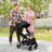 Gymax Foldable 4 Wheel Multi-Child Stroller with Storage-66369387