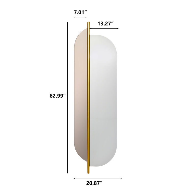 Miroir mural 62 po H 62,99 po