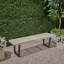 Banc d'extérieur en métal / bois massif-1373727411-1373727421