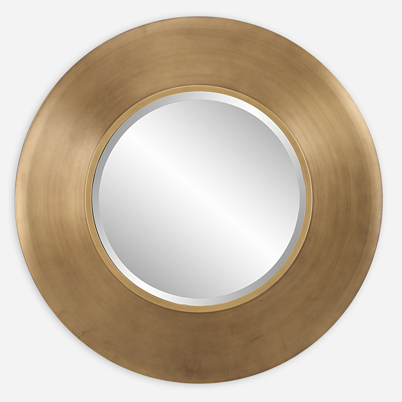 Aidden Iron Round Wall Mirror