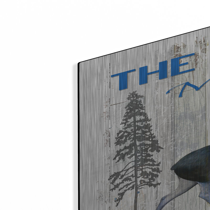 «The Blue Moose» par Lightbox Journal sur métal, H 36 po x l 24 po