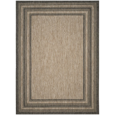 Chapa Machine Woven Striped Area Rug