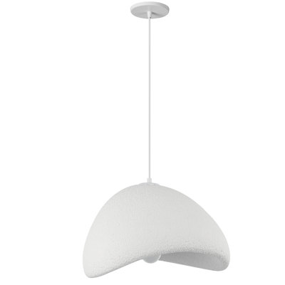 Luminaire suspendu 1 lumière Pilar - Blanc