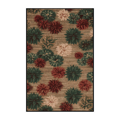 Tapis brun lavable à la machine