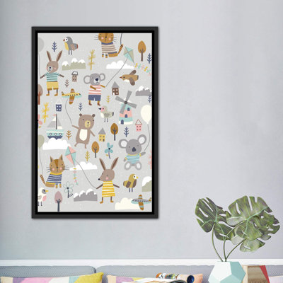 «Baby Balloon Adventures II» par Nancy Mckenzie - reproduction d'art