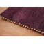 Tapis mauve à motif indien Gabbeh