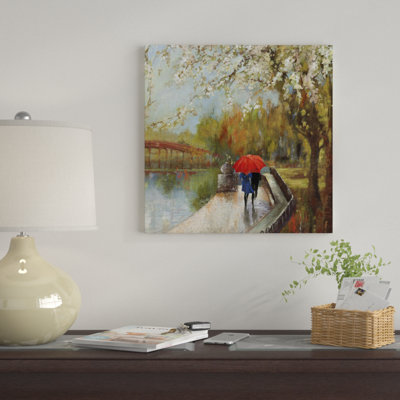 « a walk », reproduction sur toile