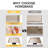 Baking Sheet Pan Set, Cookie Sheets For Oven, Nonstick Half/Quarter/Jelly Roll Pans With Diamond Texture Pattern, Heavy Duty Cookie Tray