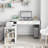 55 Inch L Shaped Desk With Storage Cabinet