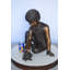Bronze Boy Push Turtle Fountain