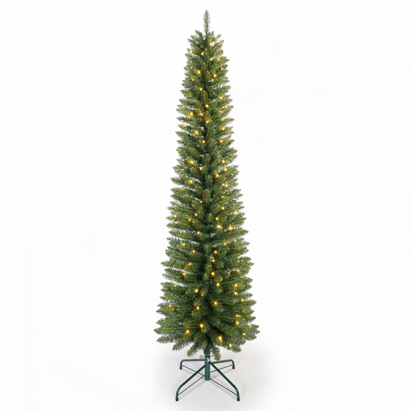 Arbre de Noël 7 pi avec 200 lumières DEL blanc chaud 7 pi