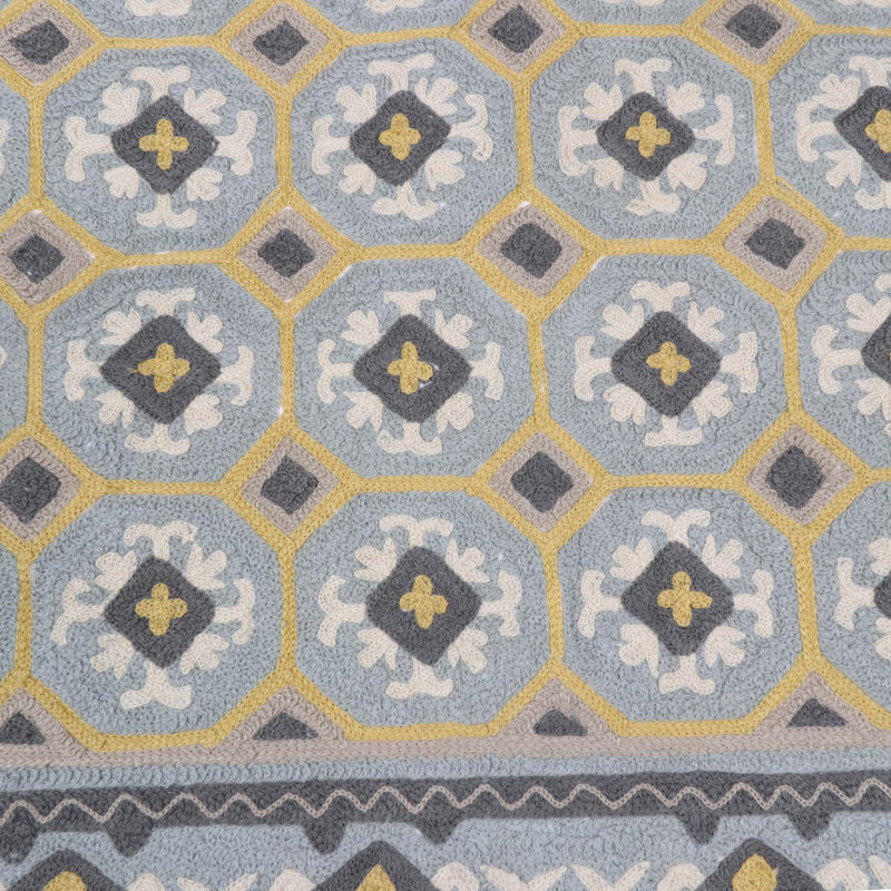 Wool Abstract Indoor Rug