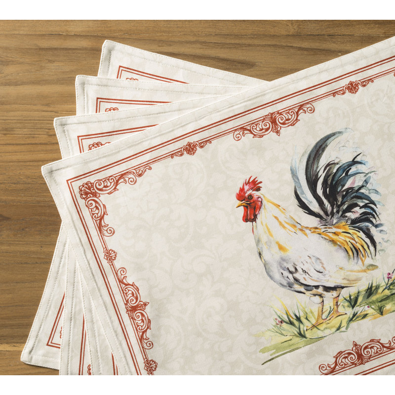 Campagne Cotton Animals/Nature Rectangle Placemat