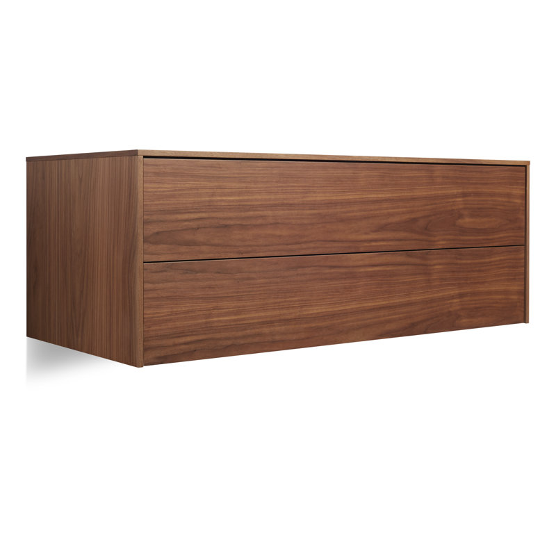 Wonder Wall 2.0 Solid Wood Accent Chest, Walnut