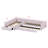 Innovative L-Shaped Upholstered Double Daybed Featuring a Convenient Pull-Out Trundle and Hidden Drawer Storage-774166229