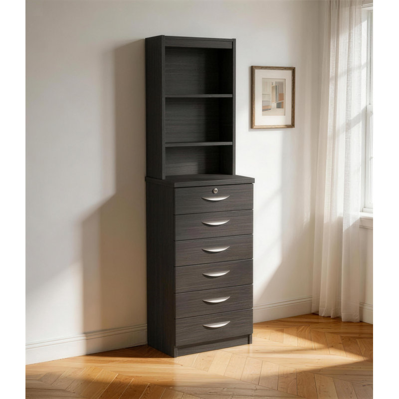 Brendi 4 -Drawer, Black Havana