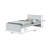Twin Bed, White
