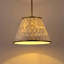 Luminaire suspendu en coquille de Capiz 1 lumière 18 "