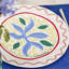 Summer Bliss Handmade Stoneware Dinner Plate