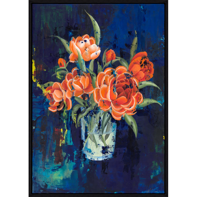 Fully With You Painting by Bella Lane, 44.75" H x 31.75" W, Image Brush Gel