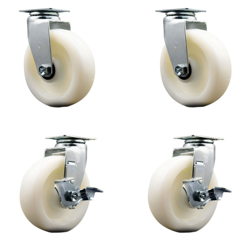 4-Piece Nylon Caster Set