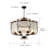 Stoltenberg 8 - Light Vintage Crystal Chandeliers D33in. Round Retro Luxury Modern Farmhouse Chandeliers