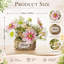 Arrangement floral rustique artificiel-76664277