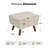 Kaya 24'' Modern Upholstered Ottoman Boucle-1941637130